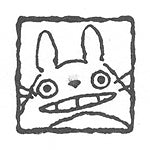 My Neighbor Totoro Mini Stamp (smiley totoro)