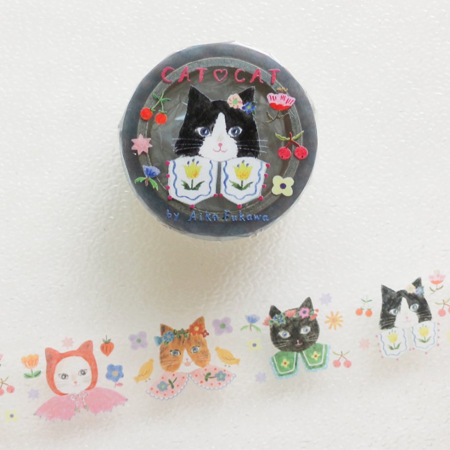 Aiko Fukawa CAT CAT Transparent Masking Tape