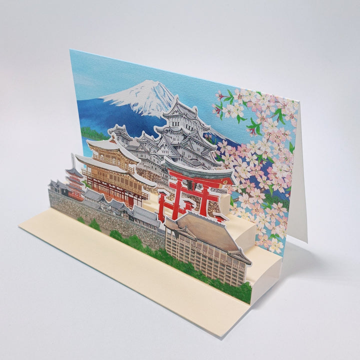 3D Tokyo/Japanese Heritage Site Postcard Set (2 pcs.)