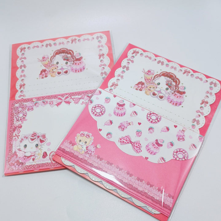 Sanrio Characters x Amenomori Fumika Letter Set (Hello Kitty)