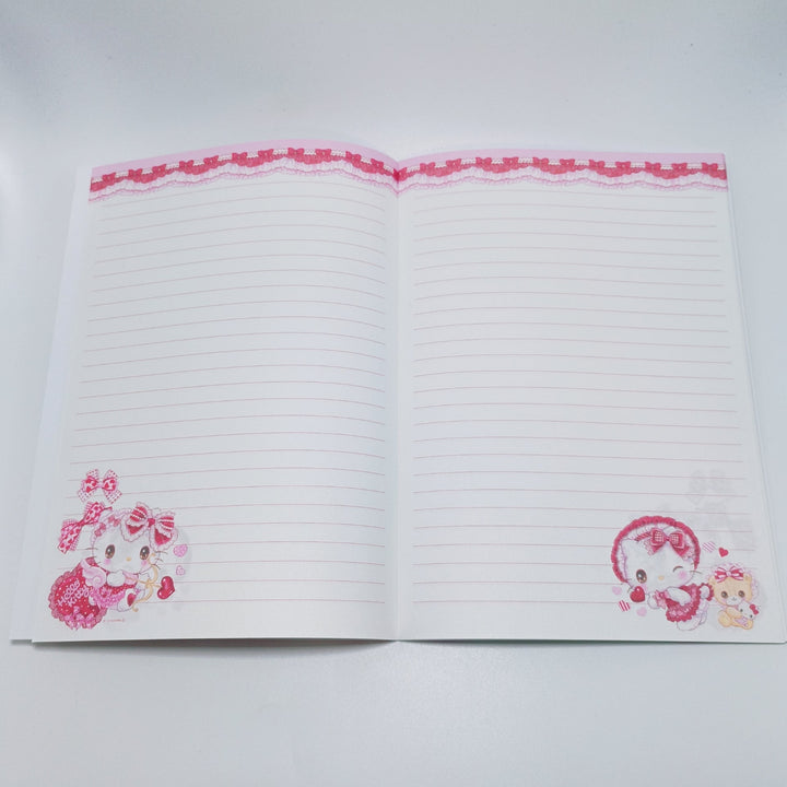Sanrio Characters x Amenomori Fumika A5 Notebook (Hello Kitty)