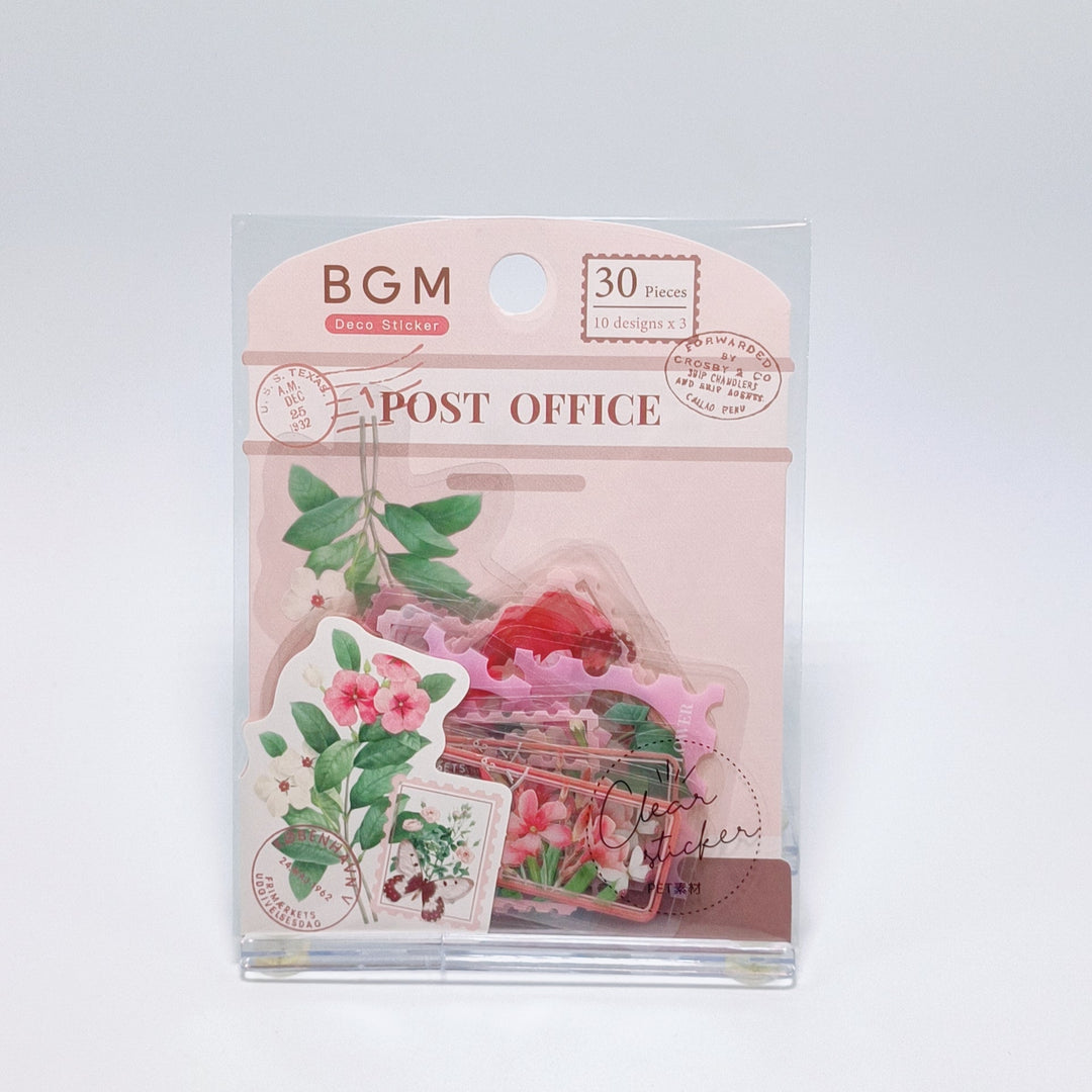 BGM Flower Postage Stamp Flake Sticker