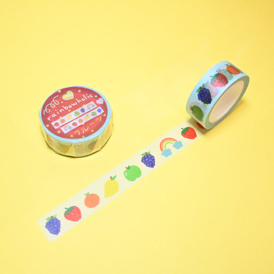 (MT011) Original Rainbow Fruits Washi Tape