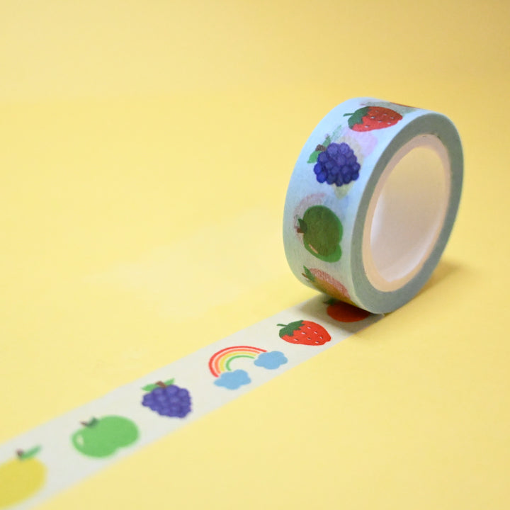 (MT011) Original Rainbow Fruits Washi Tape