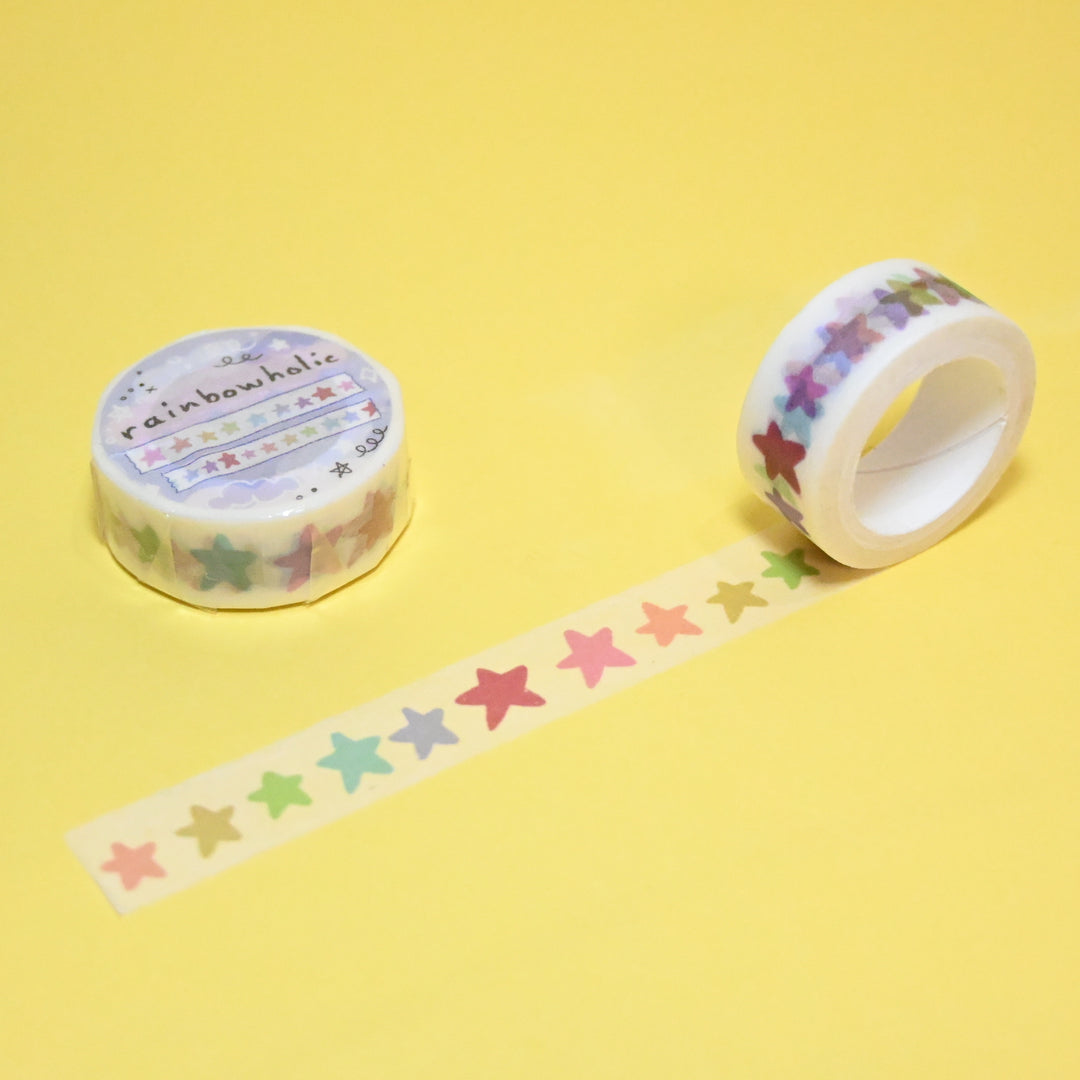 (MT013) Original Rainbow Stars Washi Tape