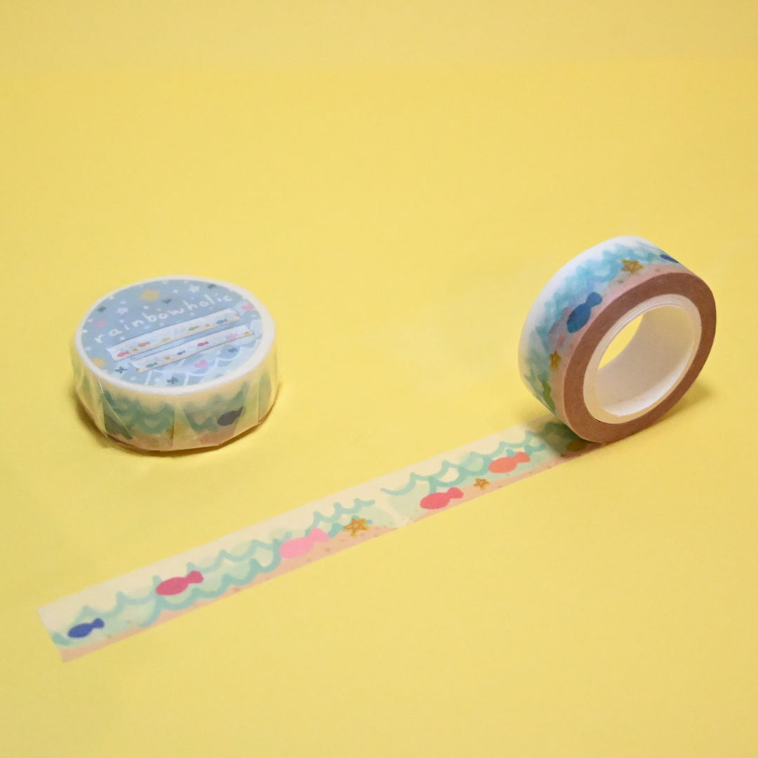 (MT014) Original Rainbow Fish Washi Tape