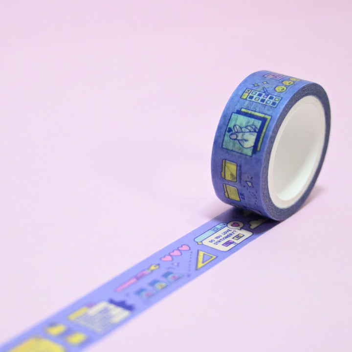 (MT117) Original Rainbowholic x Tazdaunicorn Doki Doki Washi Tape