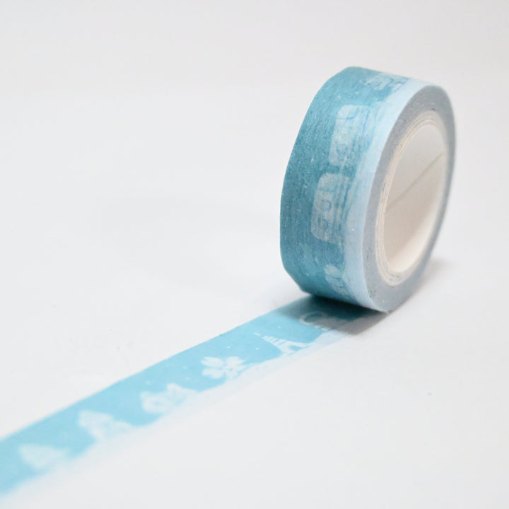(MT111) Original Rainbowholic x Tazdaunicorn Japan Snowman Washi Tape