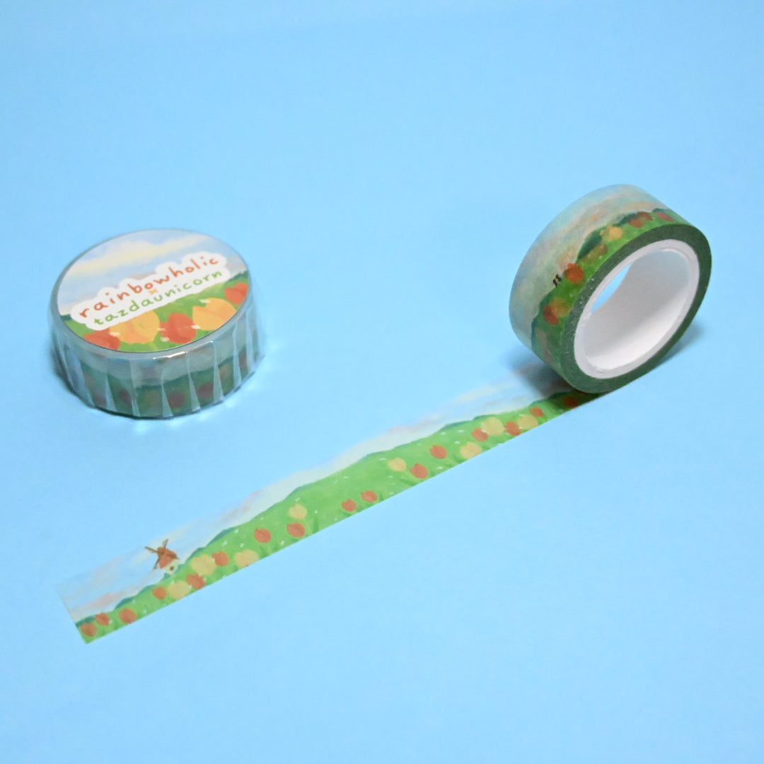 (MT129) Original Rainbowholic x Tazdaunicorn Beautiful Scenery Washi Tape