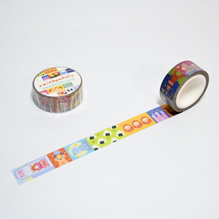 (MT132) Original Rainbowholic x Tazdaunicorn Tokyo Washi Tape
