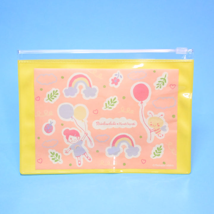 Rainbowholic x Karel Capek Yellow Flat Pouch + Sticker Sheet