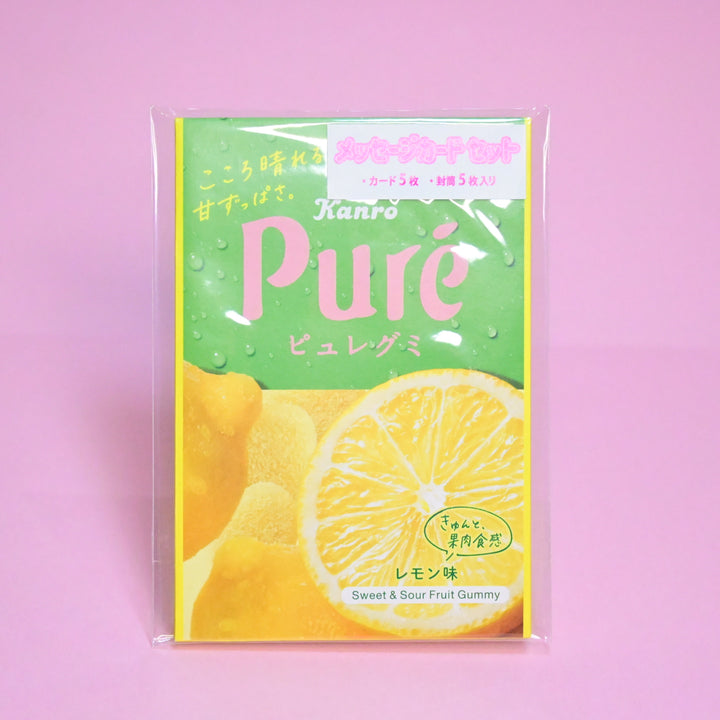 Puré Gummies Mini Letter Message Cards