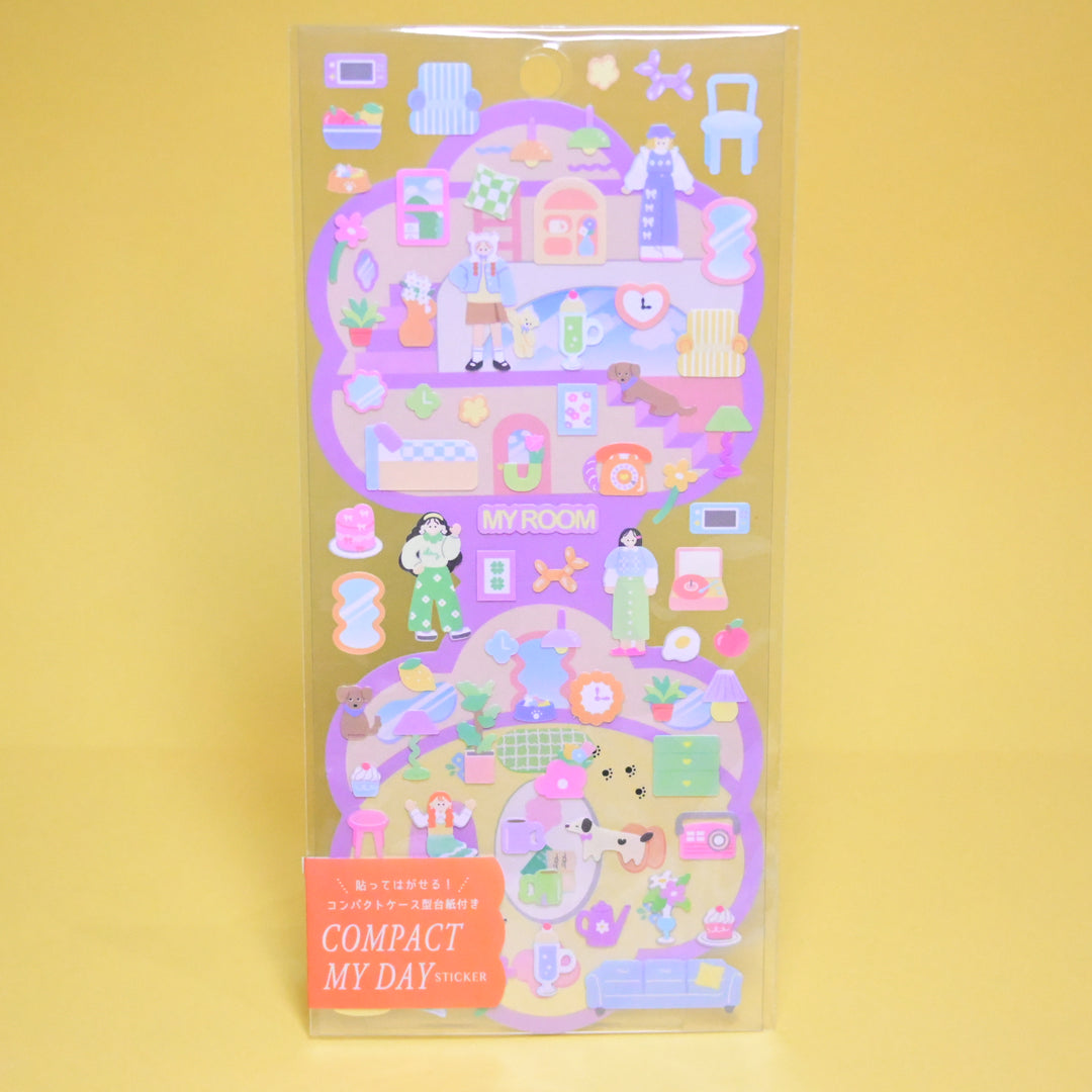 Q-lia Compact My Day Sticker Sheet (5 Variants)