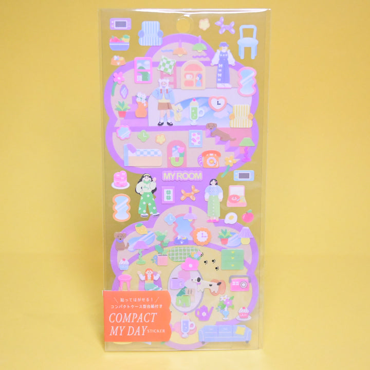 Q-lia Compact My Day Sticker Sheet (5 Variants)