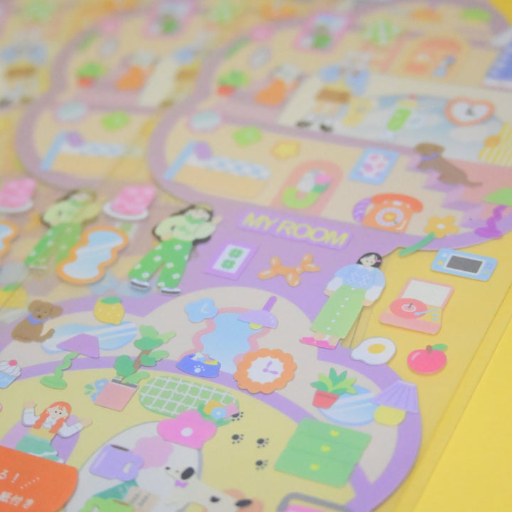 Q-lia Compact My Day Sticker Sheet (5 Variants)