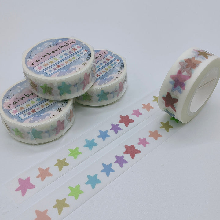 (MT013) Original Rainbow Stars Washi Tape