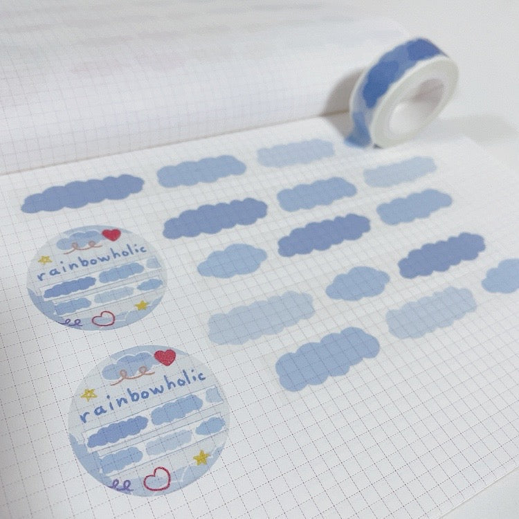 (MT003) Original Basic Clouds Washi Tape