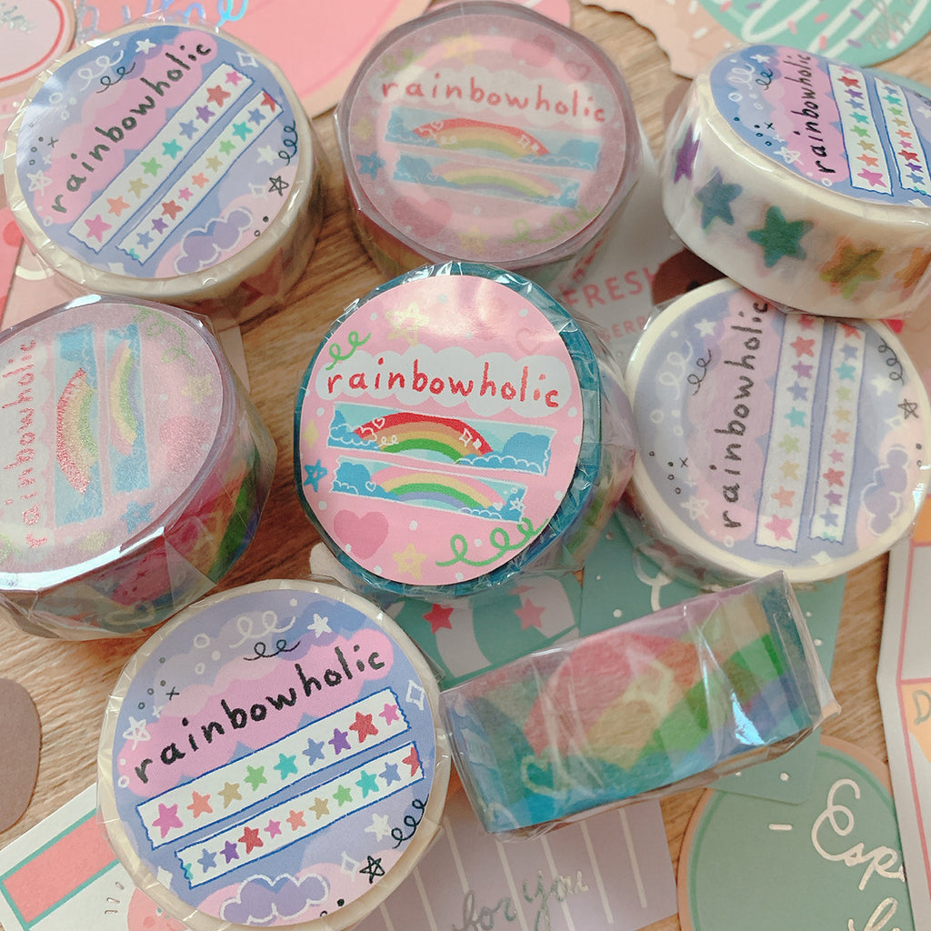(MT005) Cinta washi original de Rainbow Connection