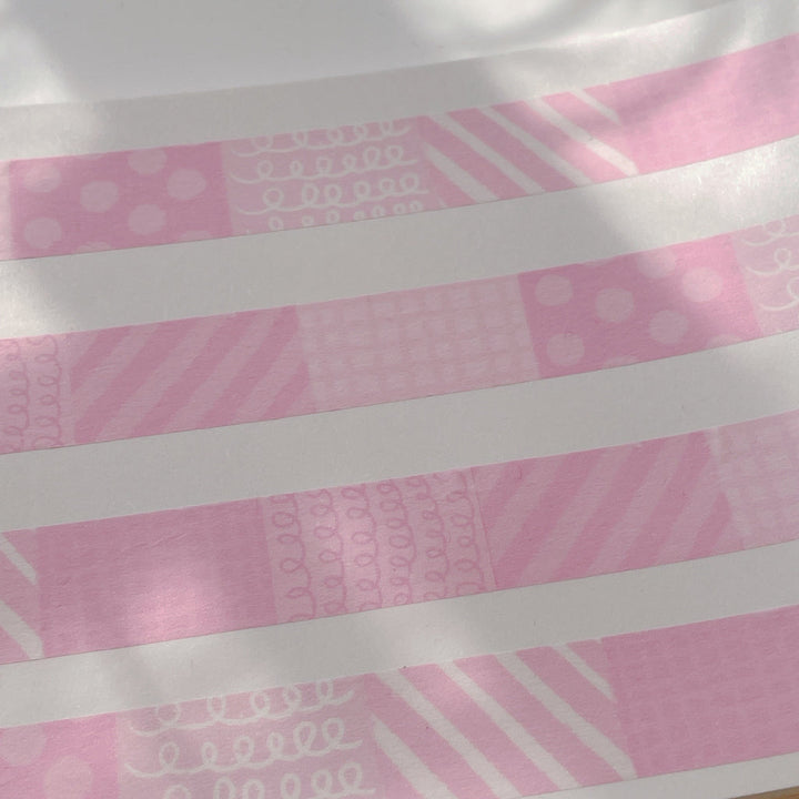 (MT010) Original Pink Patterns Washi Tape