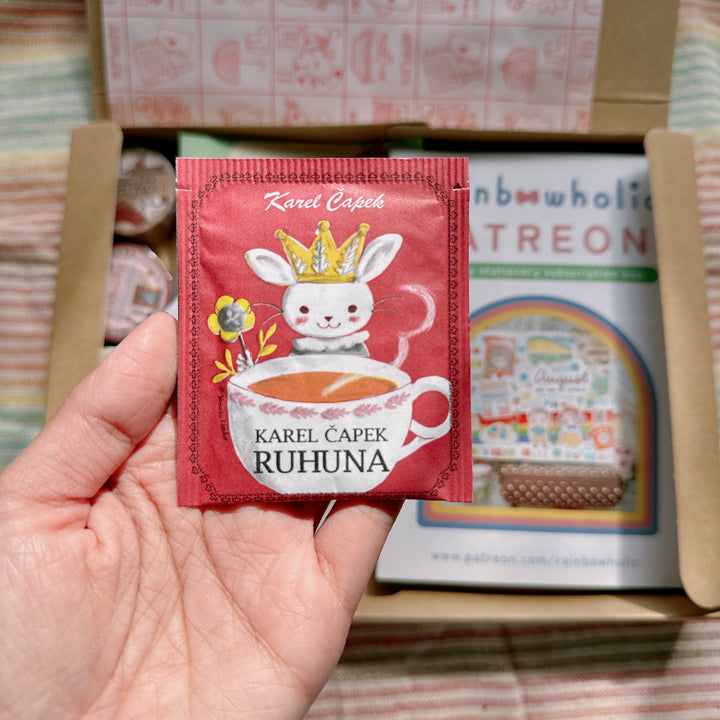 Caja de papelería kawaii de Rainbowholic