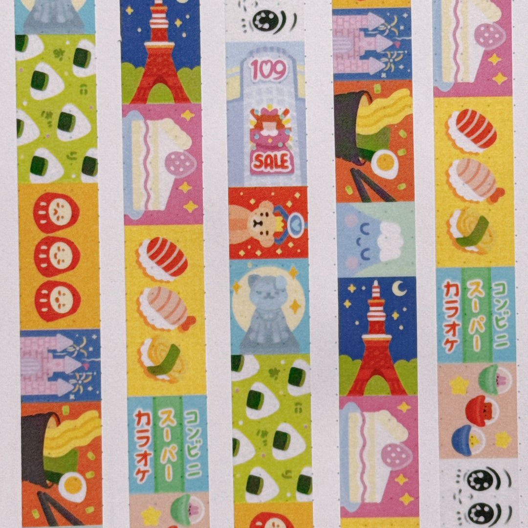 (MT132) Original Rainbowholic x Tazdaunicorn Tokyo Washi Tape