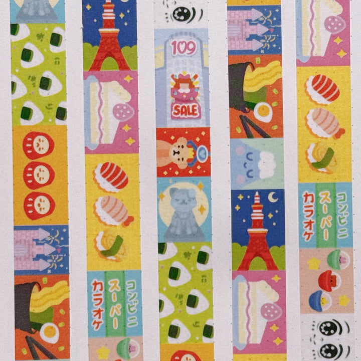 (MT132) Original Rainbowholic x Tazdaunicorn Tokyo Washi Tape