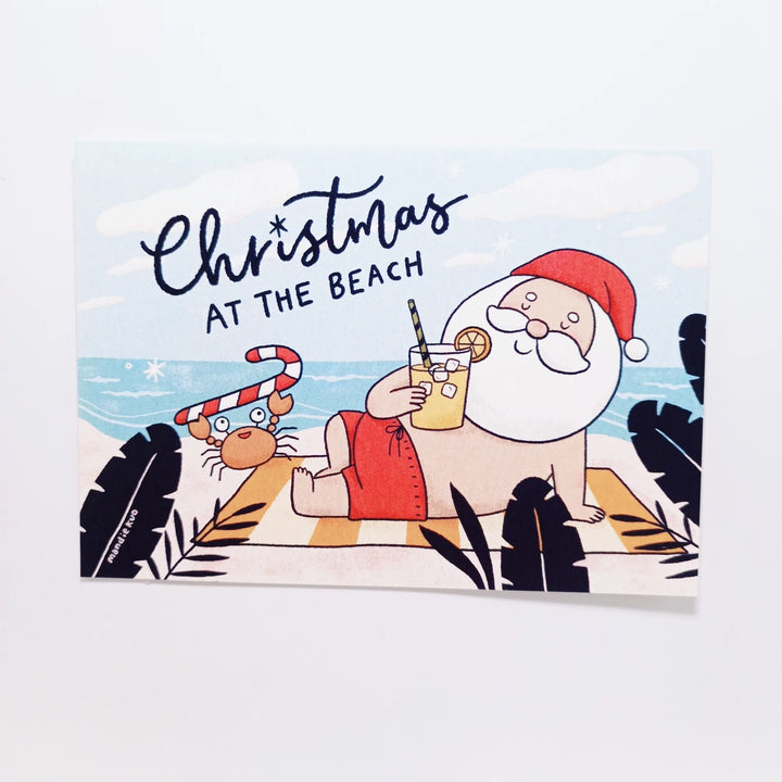 Cartes postales originales de Noël Rainbowholic x Chichilittle et Mandie Kuo