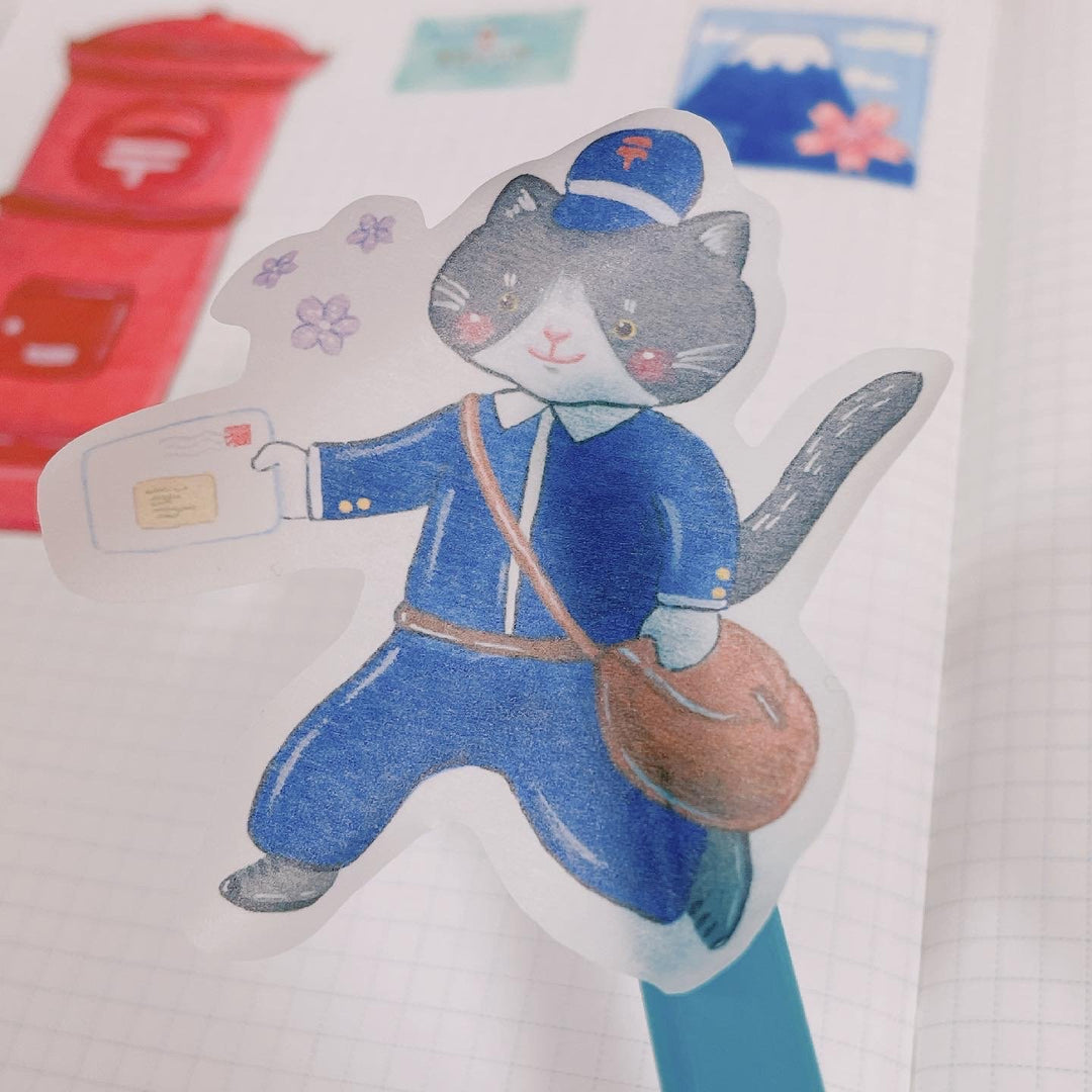 (ST011) Ensemble d'autocollants Happy Mail Rainbowholic x Niina Aoki (2 feuilles)