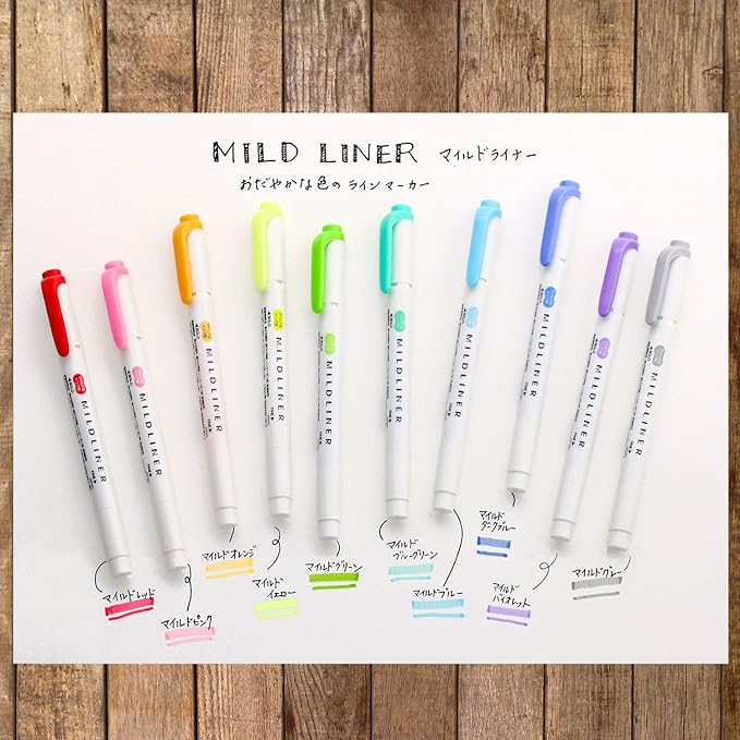 [Pre-order] Zebra Mildliner Pastel Highlighter Set (10 pcs.)