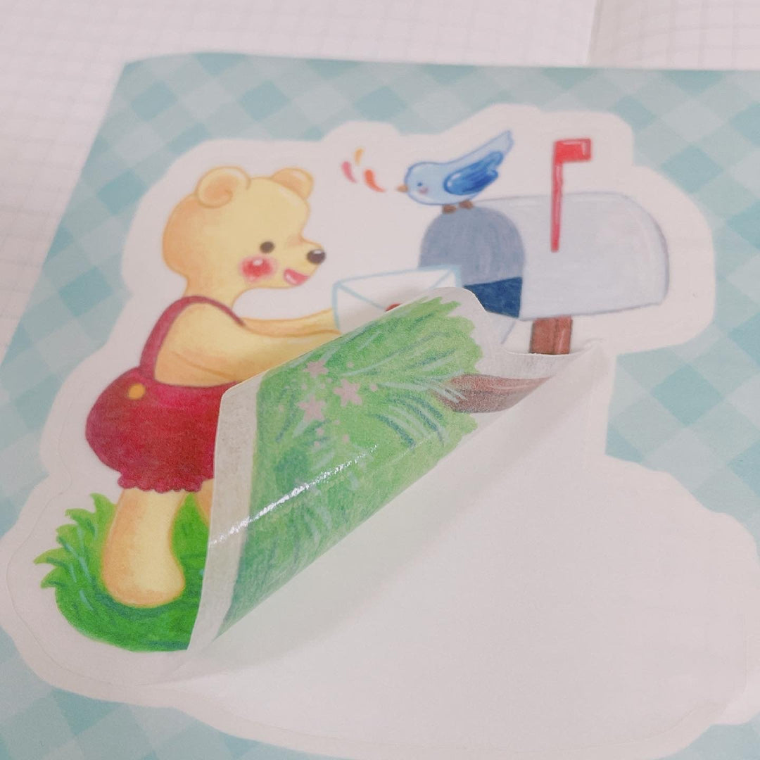 (ST011) Ensemble d'autocollants Happy Mail Rainbowholic x Niina Aoki (2 feuilles)