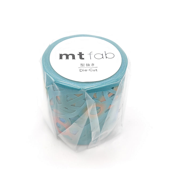 mt fab Die-Cut Wide Washi Tape (Flower Cutout)