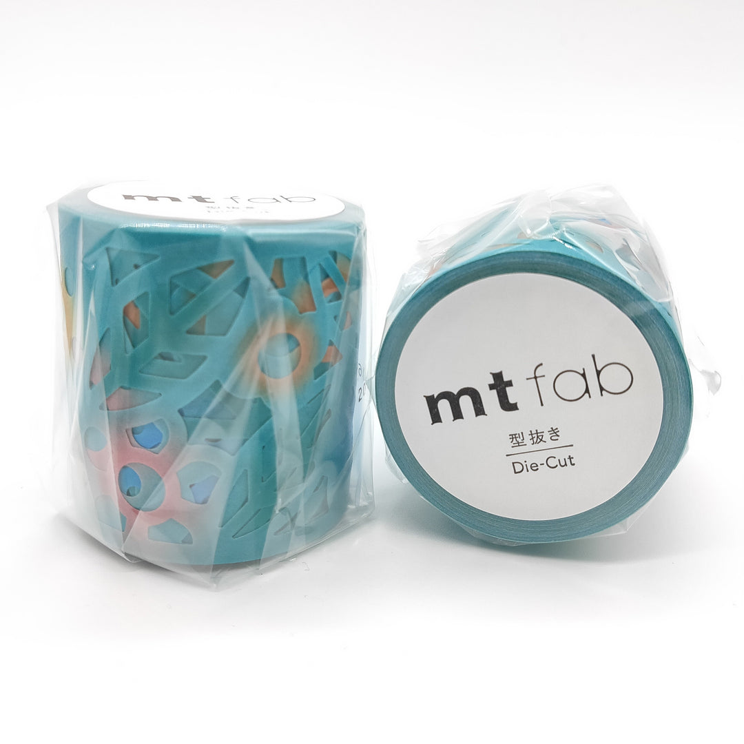 mt fab Die-Cut Wide Washi Tape (Flower Cutout)