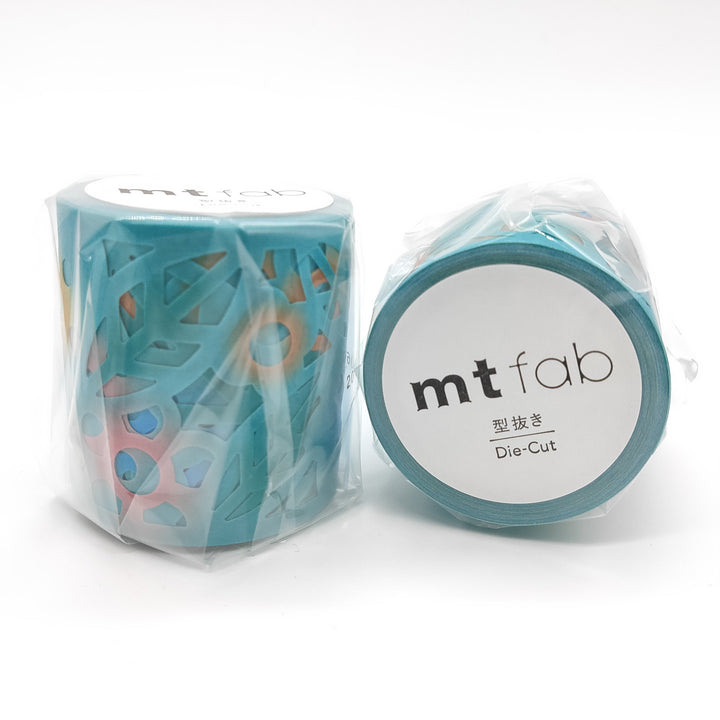 mt fab Die-Cut Wide Washi Tape (Flower Cutout)