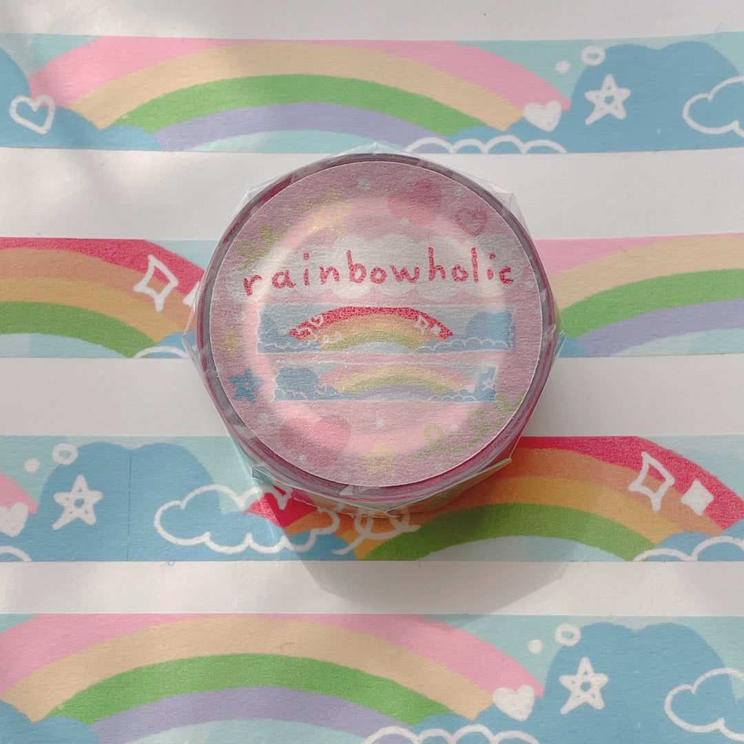 (MT005) Cinta washi original de Rainbow Connection