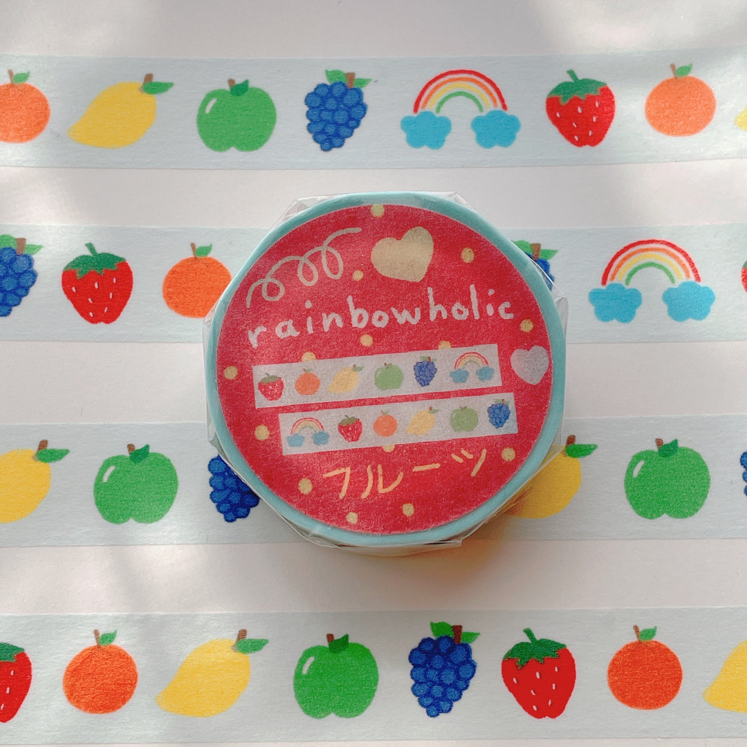(MT011) Original Rainbow Fruits Washi Tape