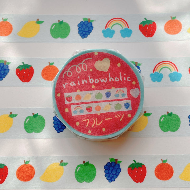 (MT011) Original Rainbow Fruits Washi Tape