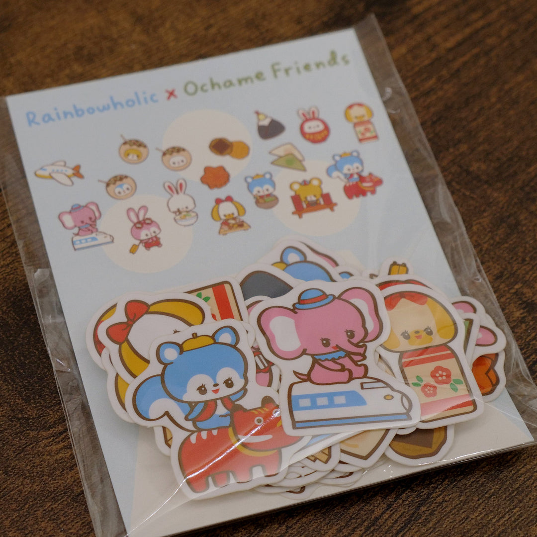 (FS001) Rainbowholic x Ochame Friends Japan Trip Flake Seal