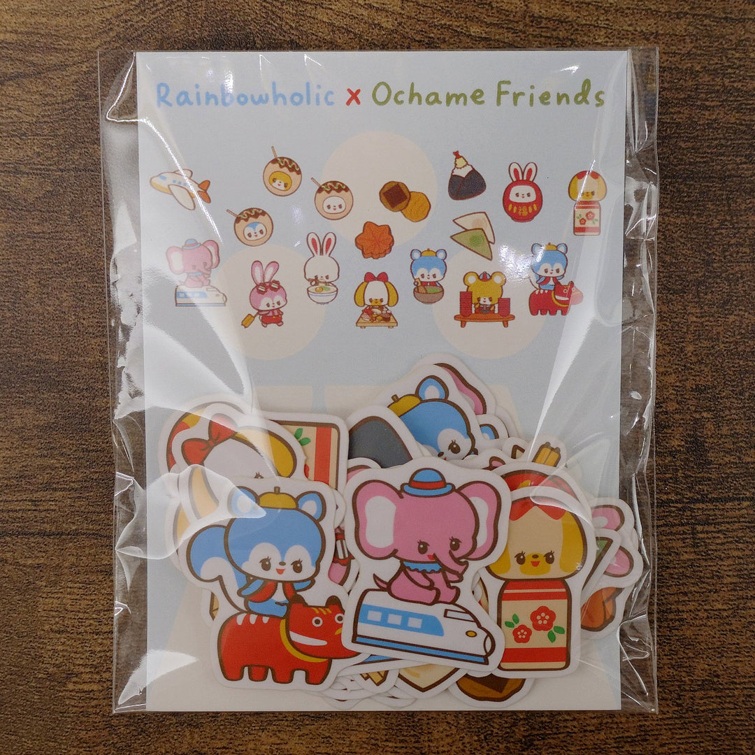 (FS001) Rainbowholic x Ochame Friends Japan Trip Flake Seal
