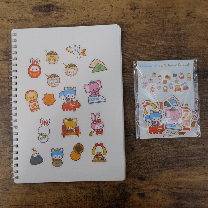 (FS001) Rainbowholic x Ochame Friends Japan Trip Flake Seal