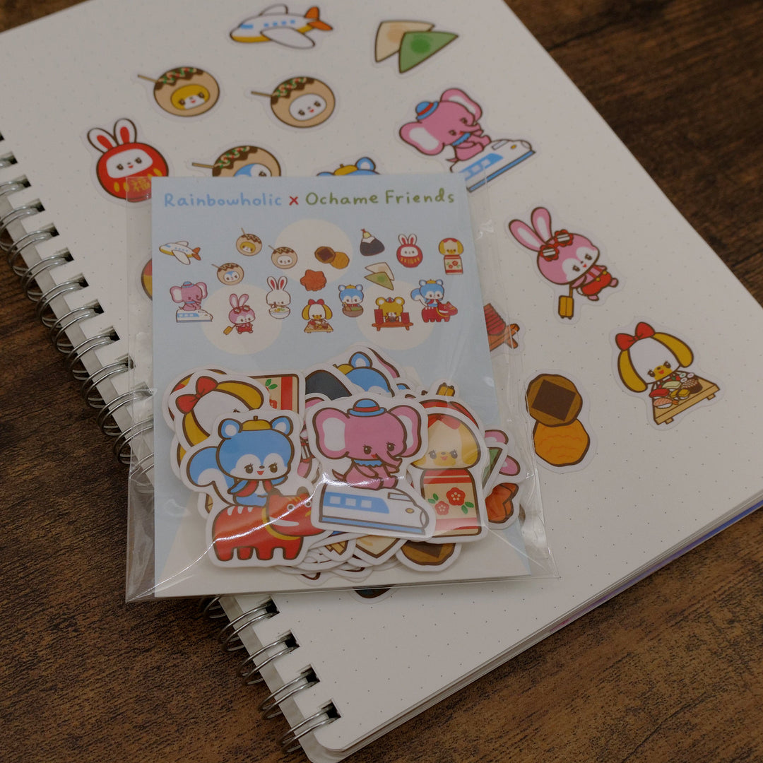 (FS001) Rainbowholic x Ochame Friends Japan Trip Flake Seal