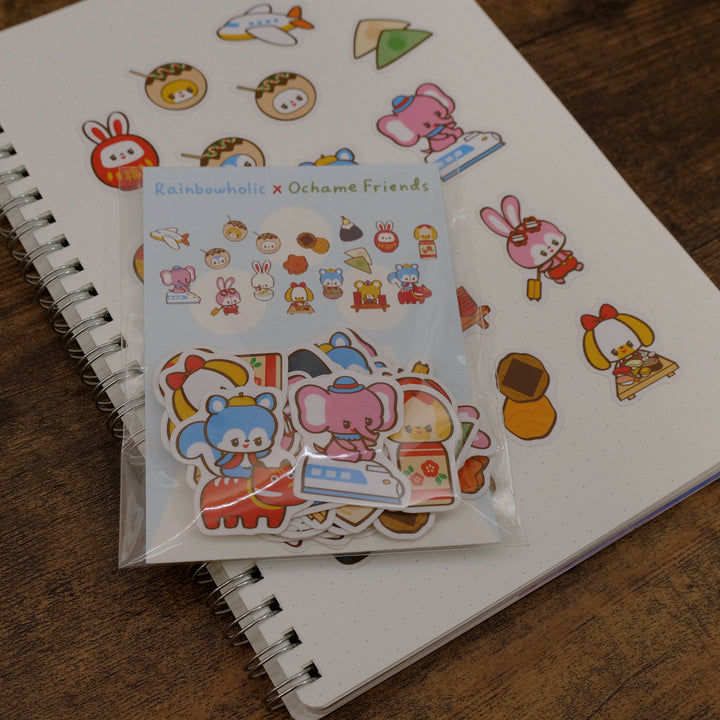 (FS001) Rainbowholic x Ochame Friends Japan Trip Flake Seal