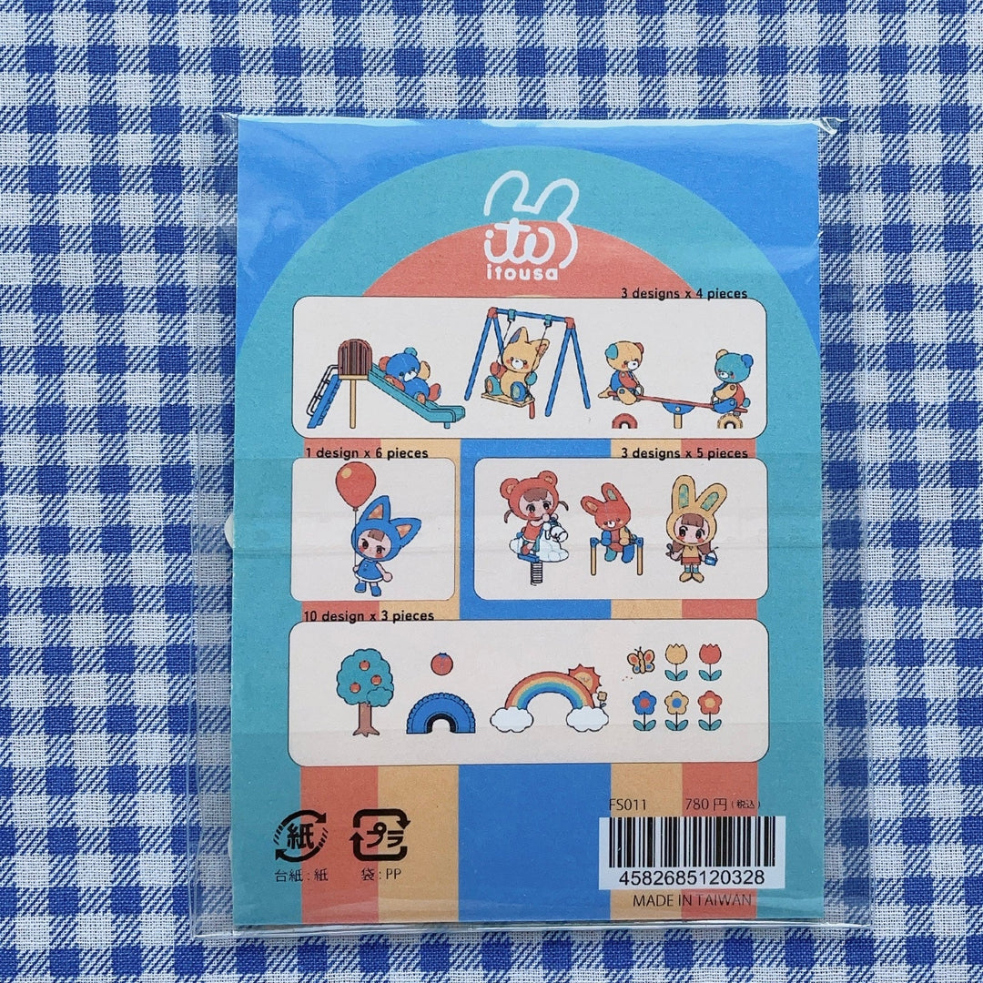 (FS011) Rainbowholic x itousa Playground Flake Seal