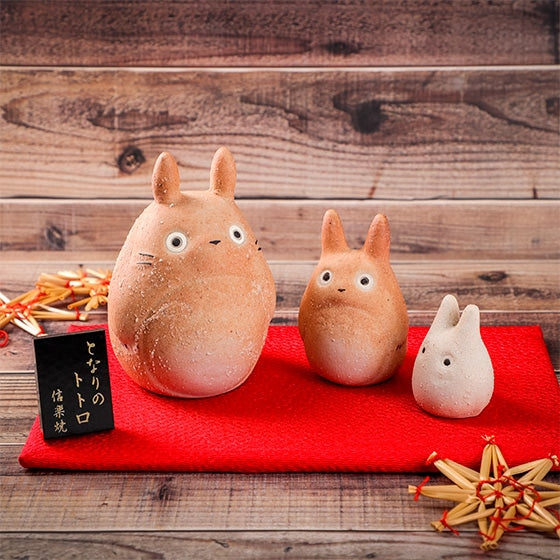 [Pre-pedido] Set de figuras Sigaraki-yaki de Mi vecino Totoro (3 uds.)