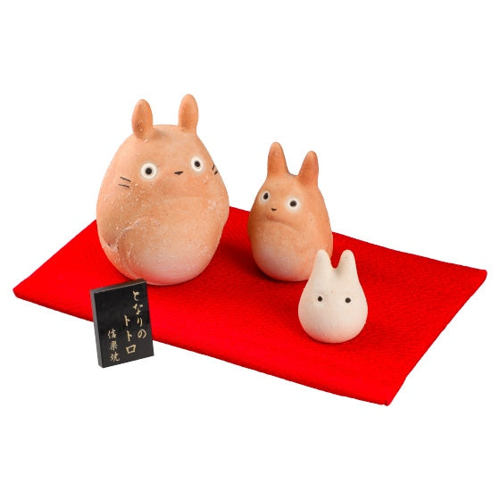 [Pre-pedido] Set de figuras Sigaraki-yaki de Mi vecino Totoro (3 uds.)