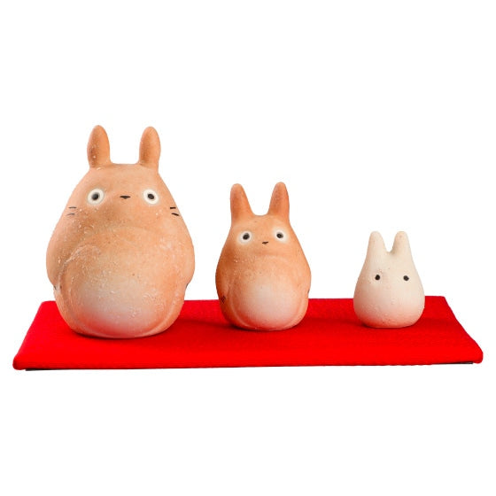 [Pre-pedido] Set de figuras Sigaraki-yaki de Mi vecino Totoro (3 uds.)