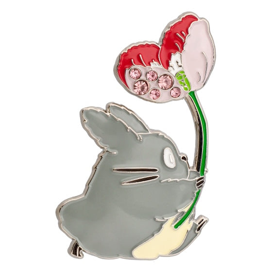 My Neighbor Totoro Metal Brooch Pin / totoro flower