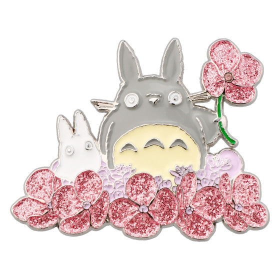 Broche de metal de Mi vecino Totoro / Totoro y mini Totoro