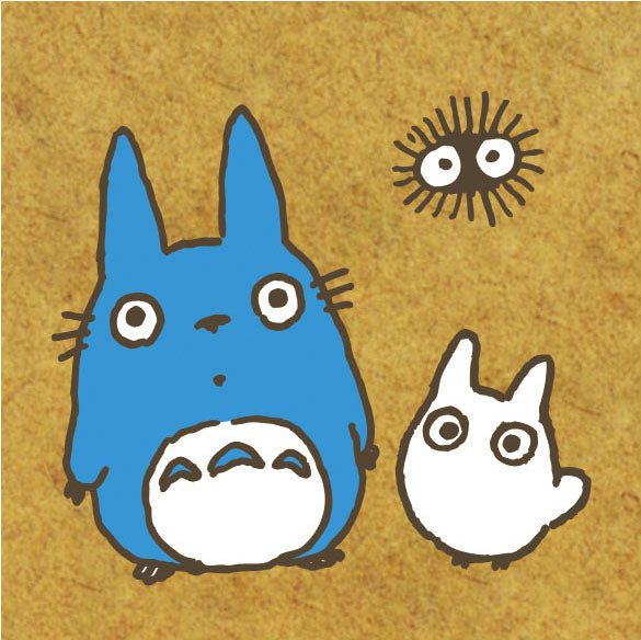 My Neighbor Totoro Mini Stamp (mid totoro & small totoro)