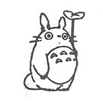 My Neighbor Totoro Mini Stamp (totoro waiting)