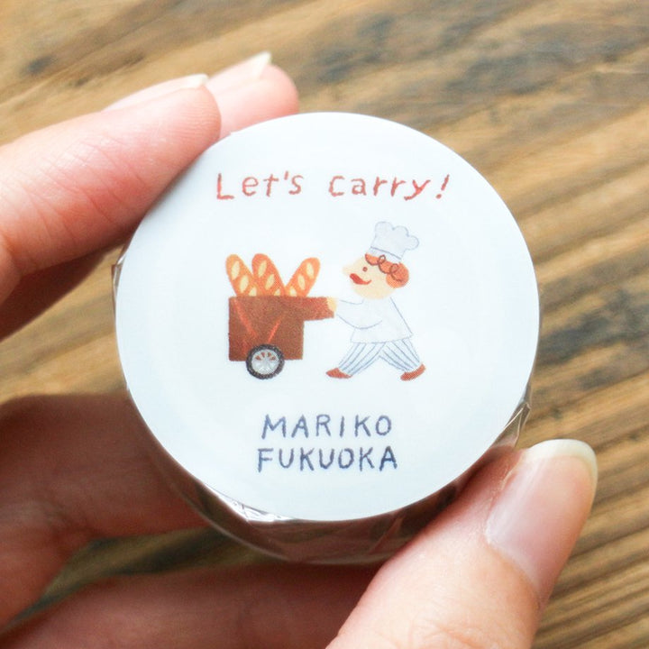 Mariko Fukuoka Let's carry! Transparent Masking Tape